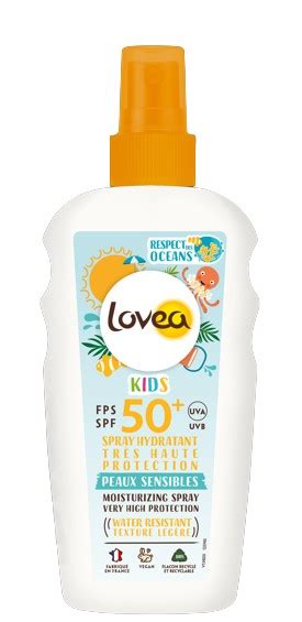 Lovea kids protection solaire 50spf