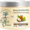 Masque Soin Nutrition - Huiles D'Olive, Karité, Argan - Démêle, Nourrit & Répare - Cheveux Secs et Abîmés - Sans Silicone