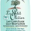 Lait à l'extrait de thé vert pour corps
